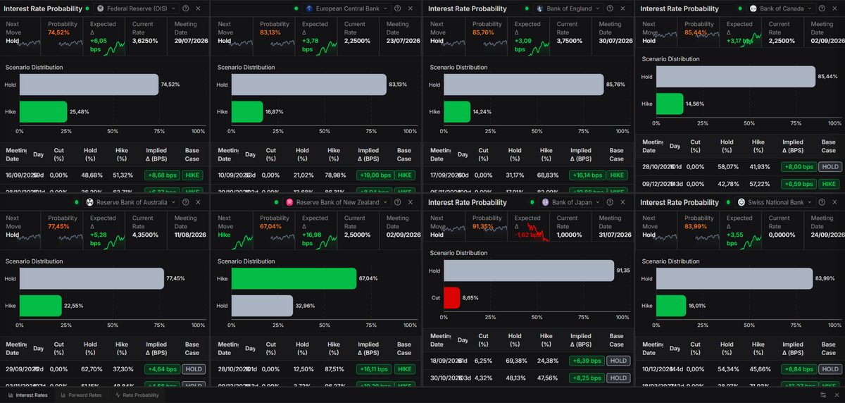 Global Rate-Hike Expectations Rise